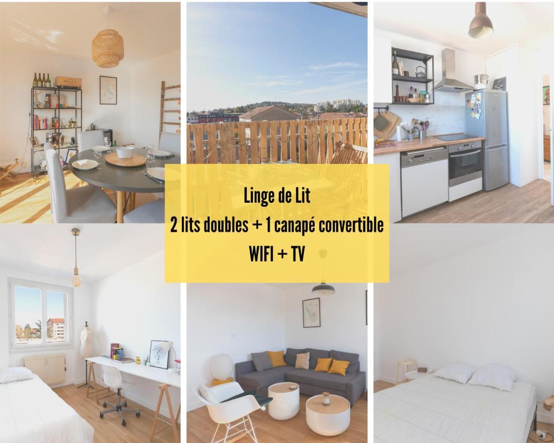 Cabana & Grand Appartement Cosy - Parking & Balcon Villefranche-sur-Saône Kültér fotó